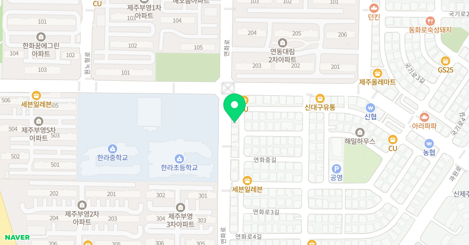 플레이팩토 제주지사직영센터 위치