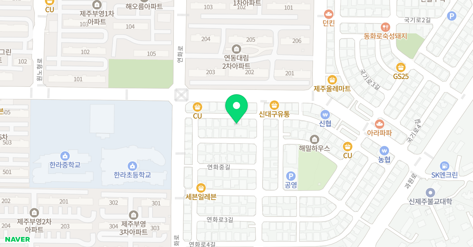 치자 학원 위치