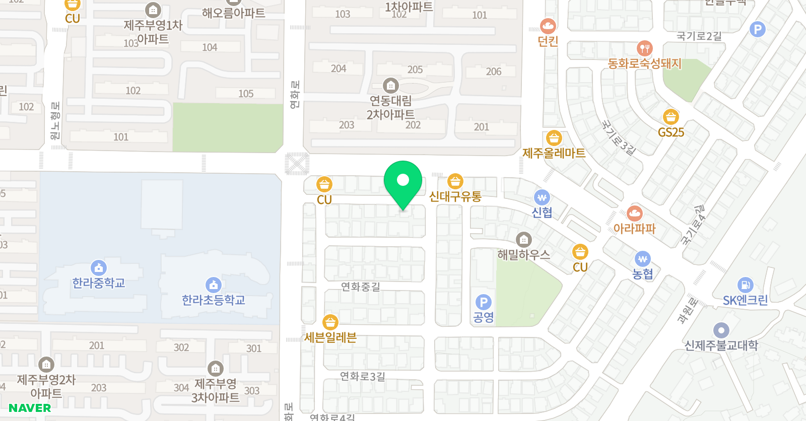 3030원잉글리쉬 학원 위치