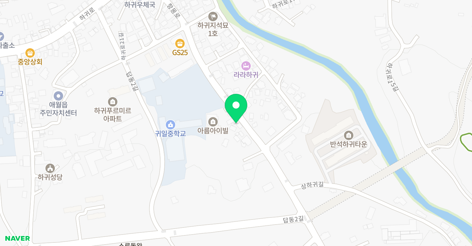 귀일미래엔 공부방 위치