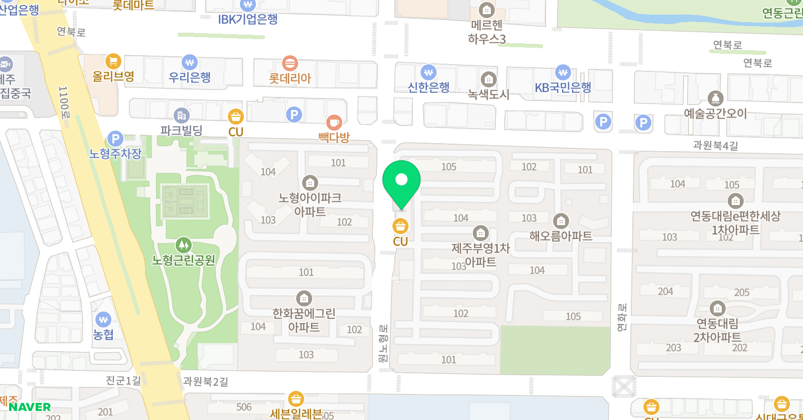 어린음악대 한라원음악학원 위치