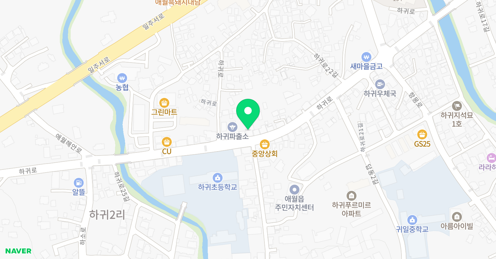 윤선생우리집앞 영어교실 하귀ChoisEnglish 위치