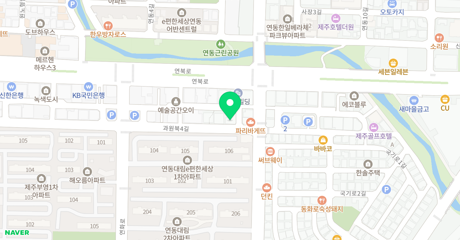 스터디탑 연동학원 위치