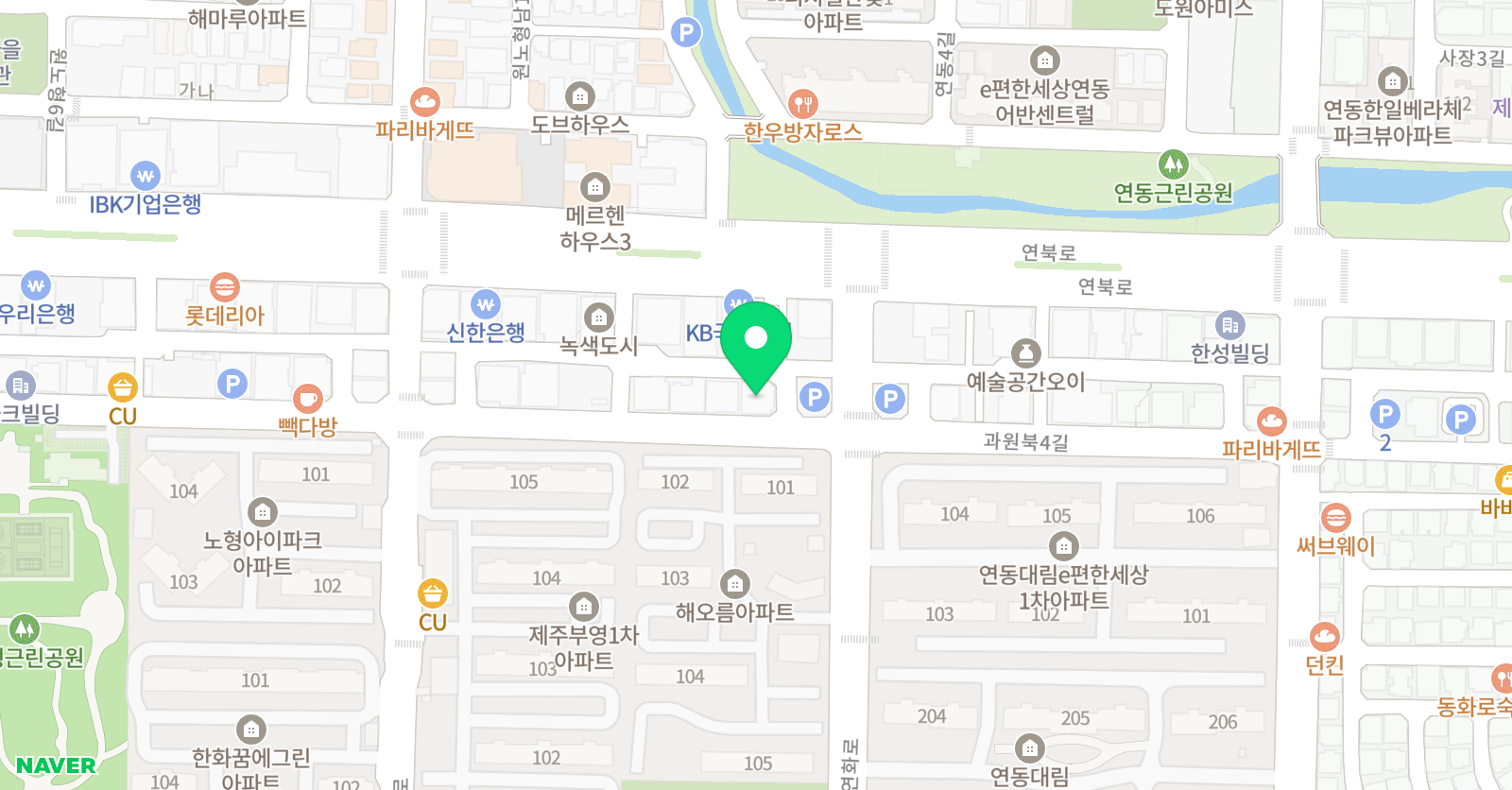 EU 외국어학원 위치