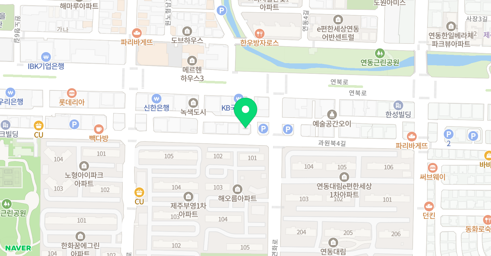 덕스 어학원 제주캠퍼스 위치