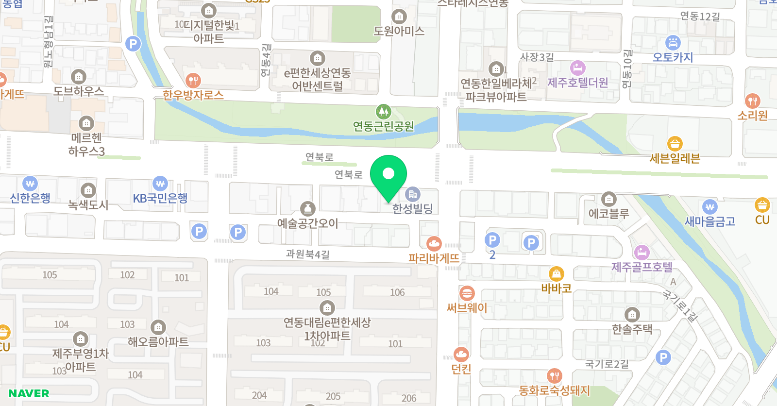 터닝포인트 영어수학학원 위치