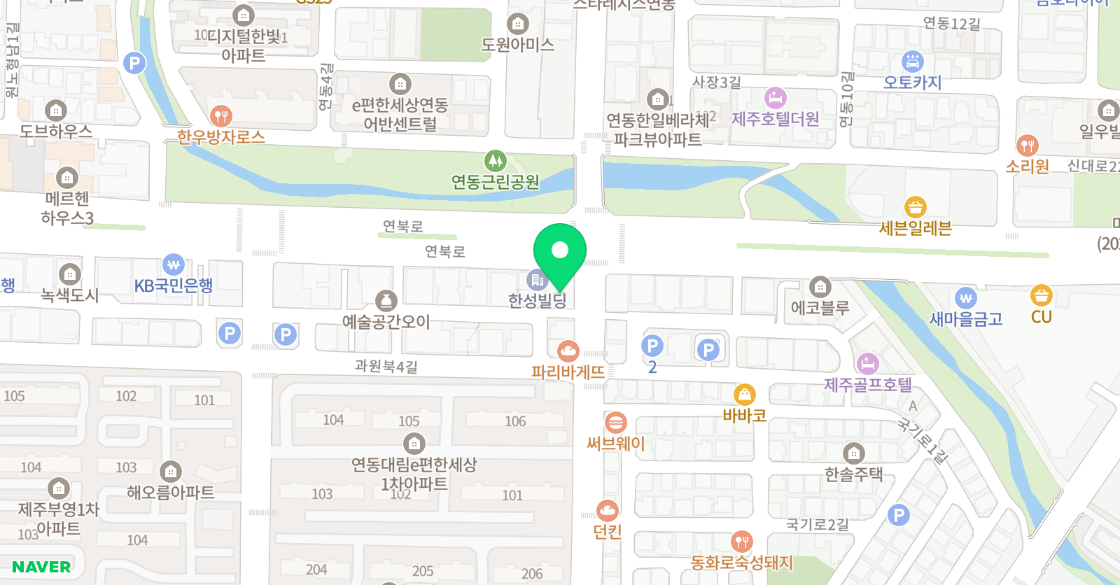필즈더클래식 연동학원 위치