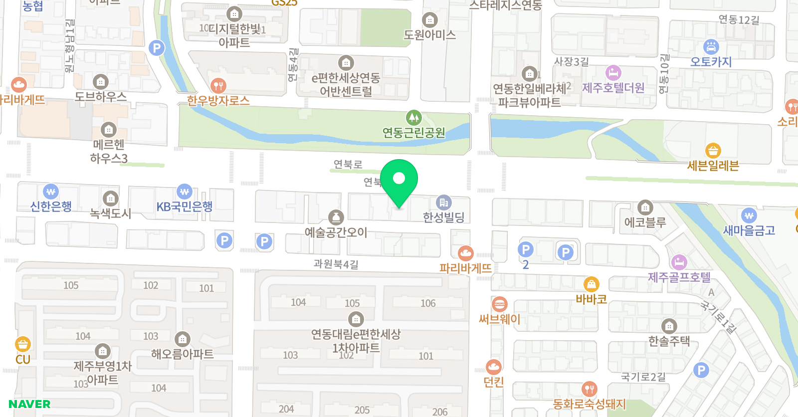 CMS 신제주영재교육센터 사고력관초등관 위치