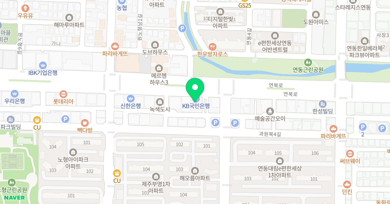생각하는황소 제주점 위치