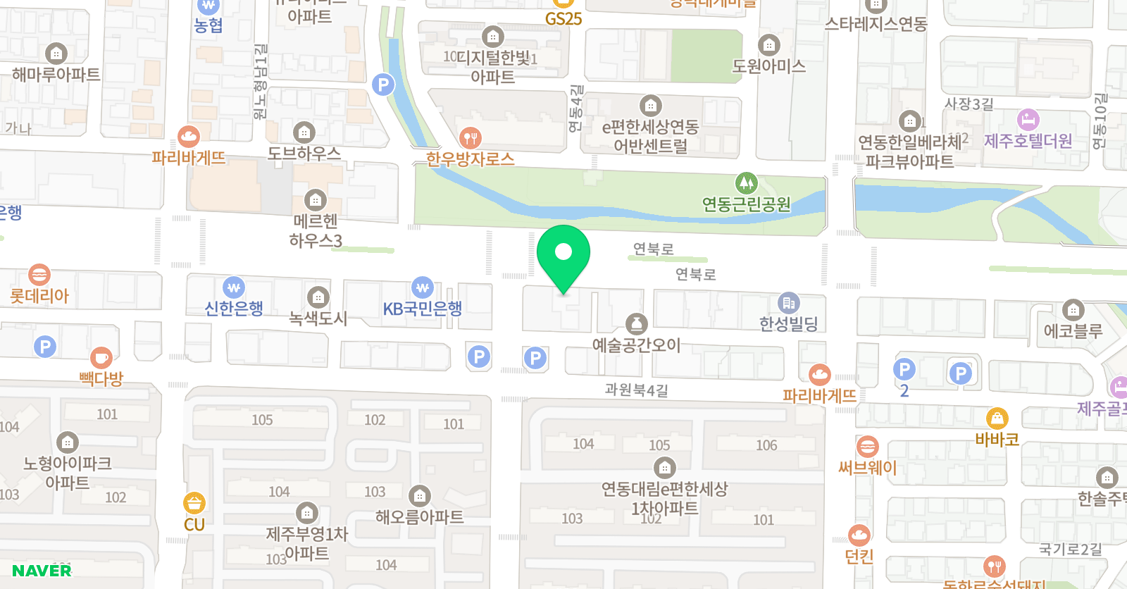 와이즈만 영재교육 신제주센터 위치
