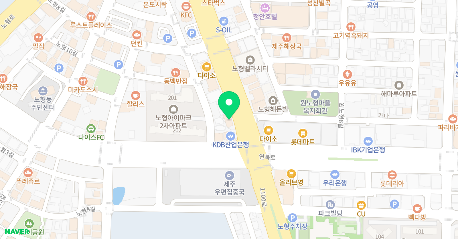 완성 학원 위치