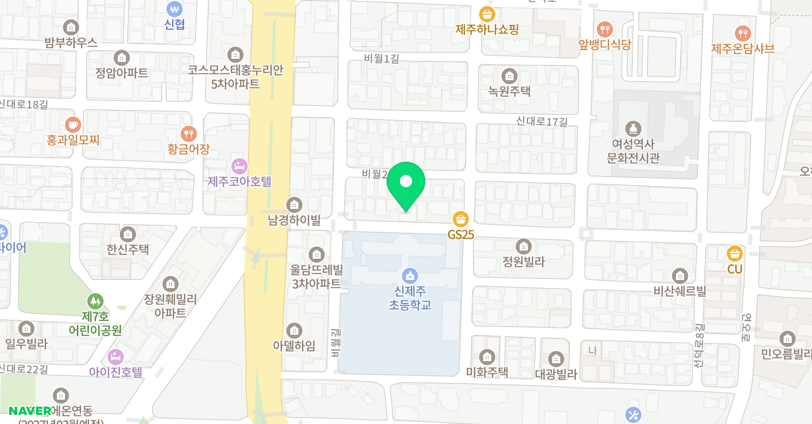 나라찬 태권도 위치
