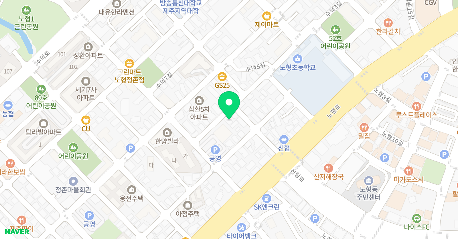 써니 영어 위치