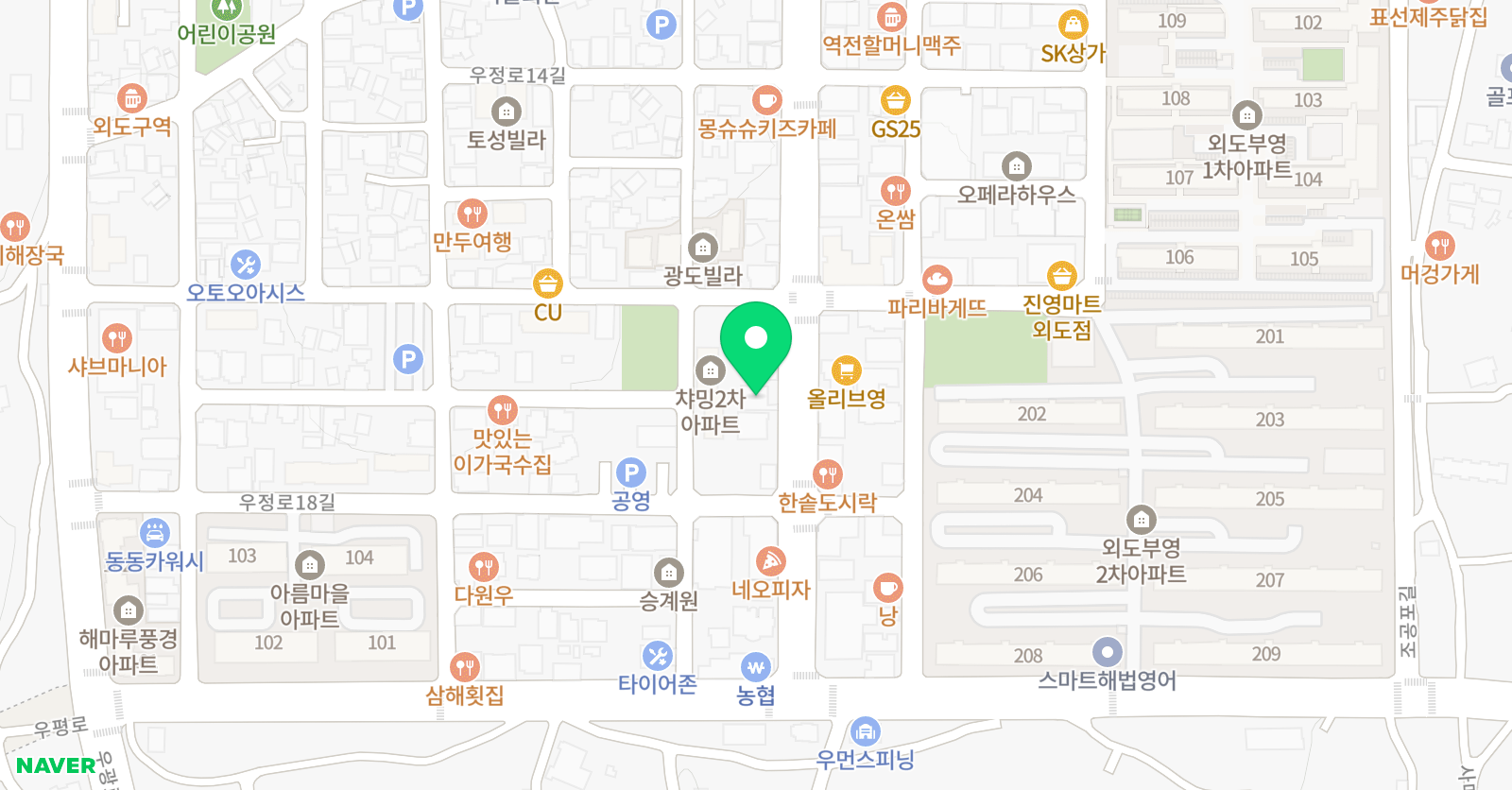 123 수학학원 위치