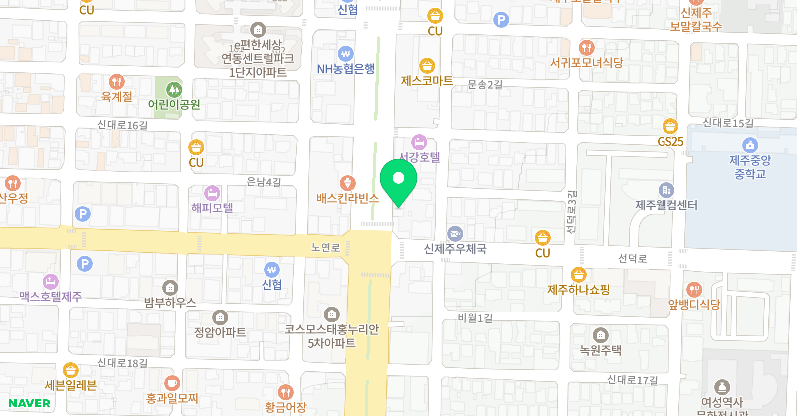 경호 태권도 위치