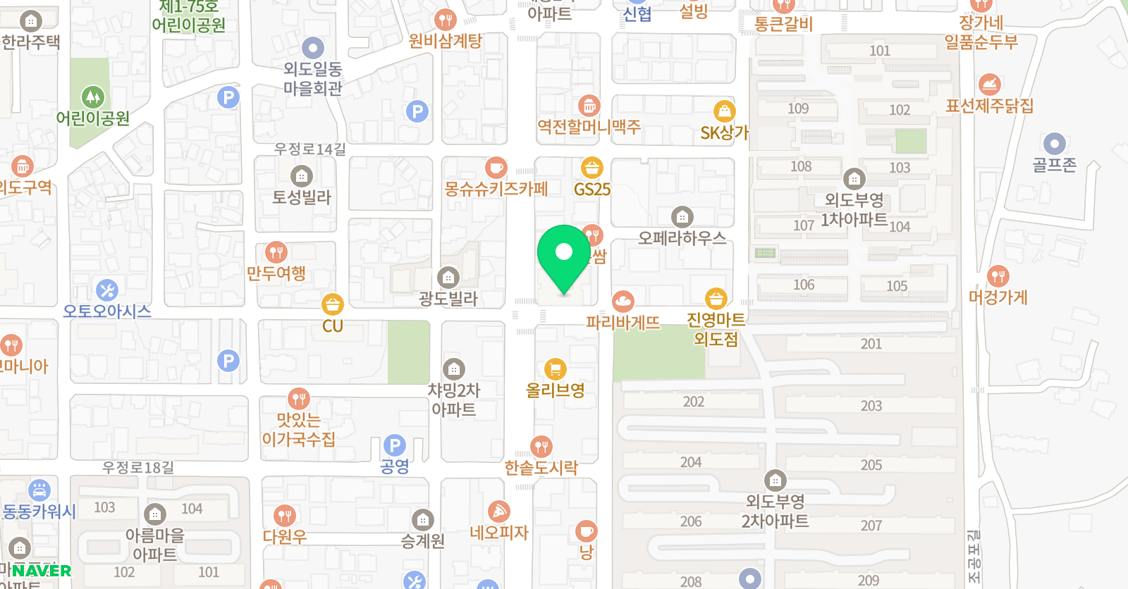 빨간펜 수학의달인매쓰핏 수학전문학원 위치