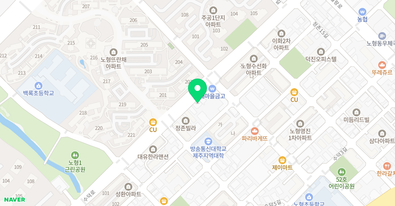 MTA 태권도 제주노형점 위치