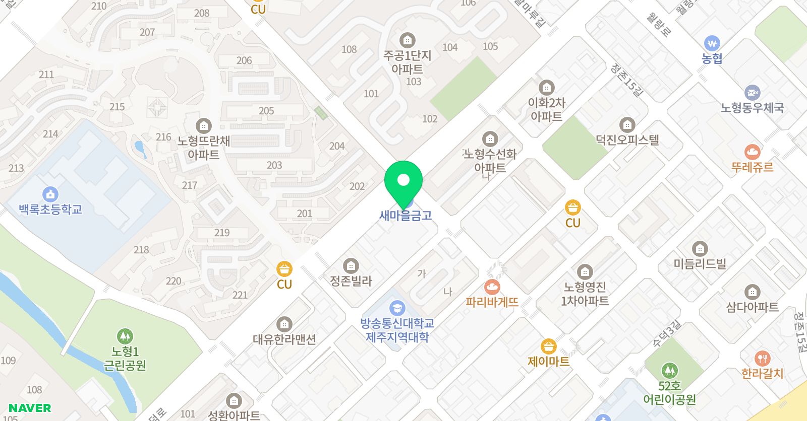 쎈 수학학원 위치