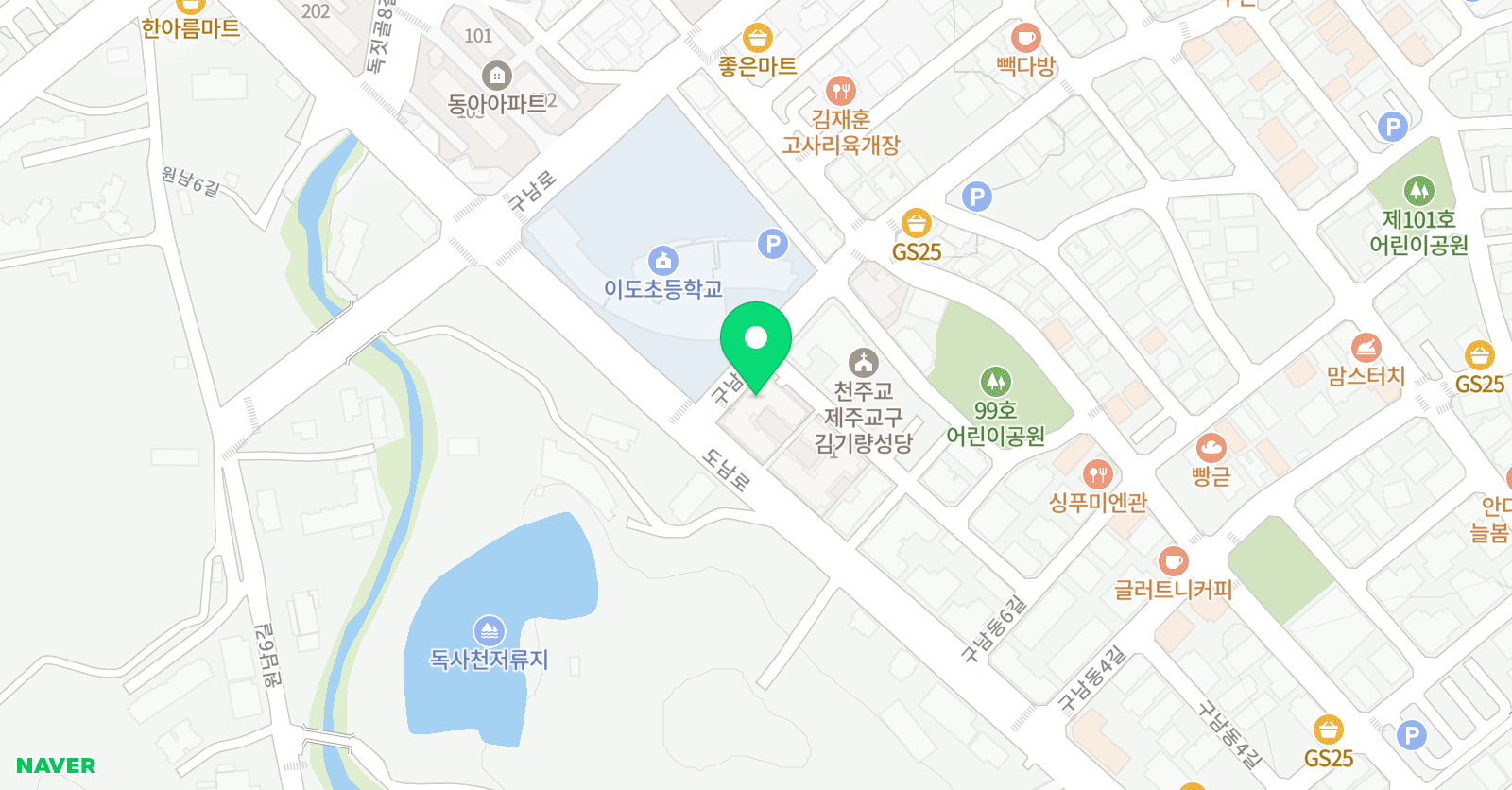 이도 최상위 수학학원 위치
