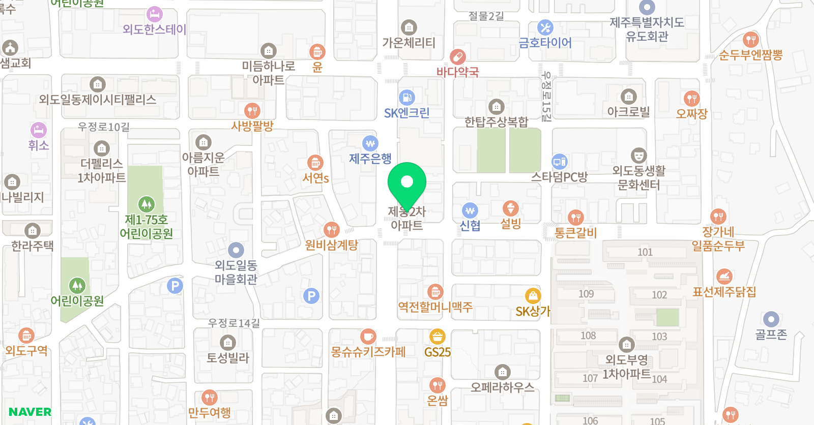생각이크는숲외도 독서논술전문 위치