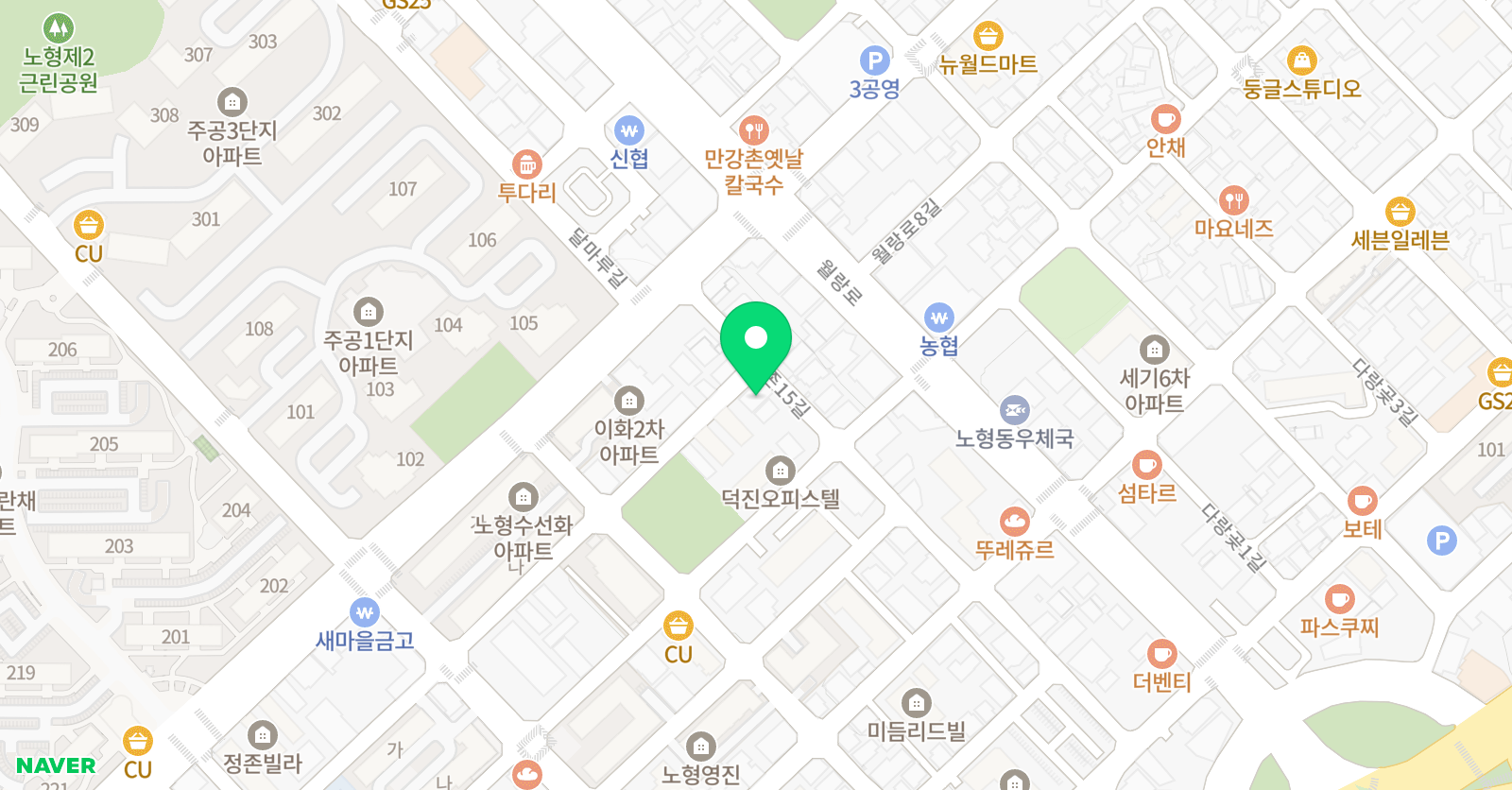 홍 수학전문학원 위치