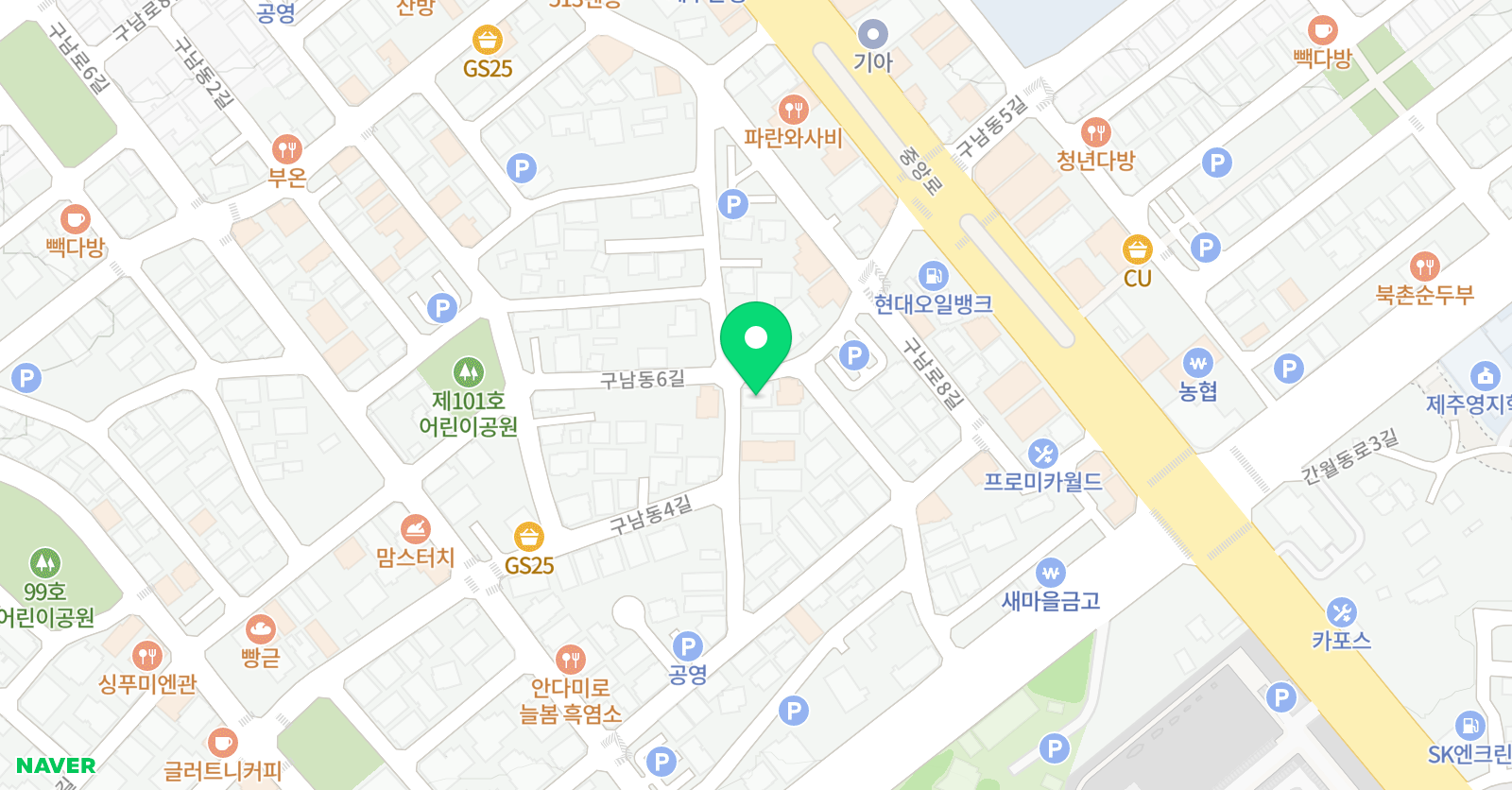 문쌤 영어 엄쌤 수학 위치