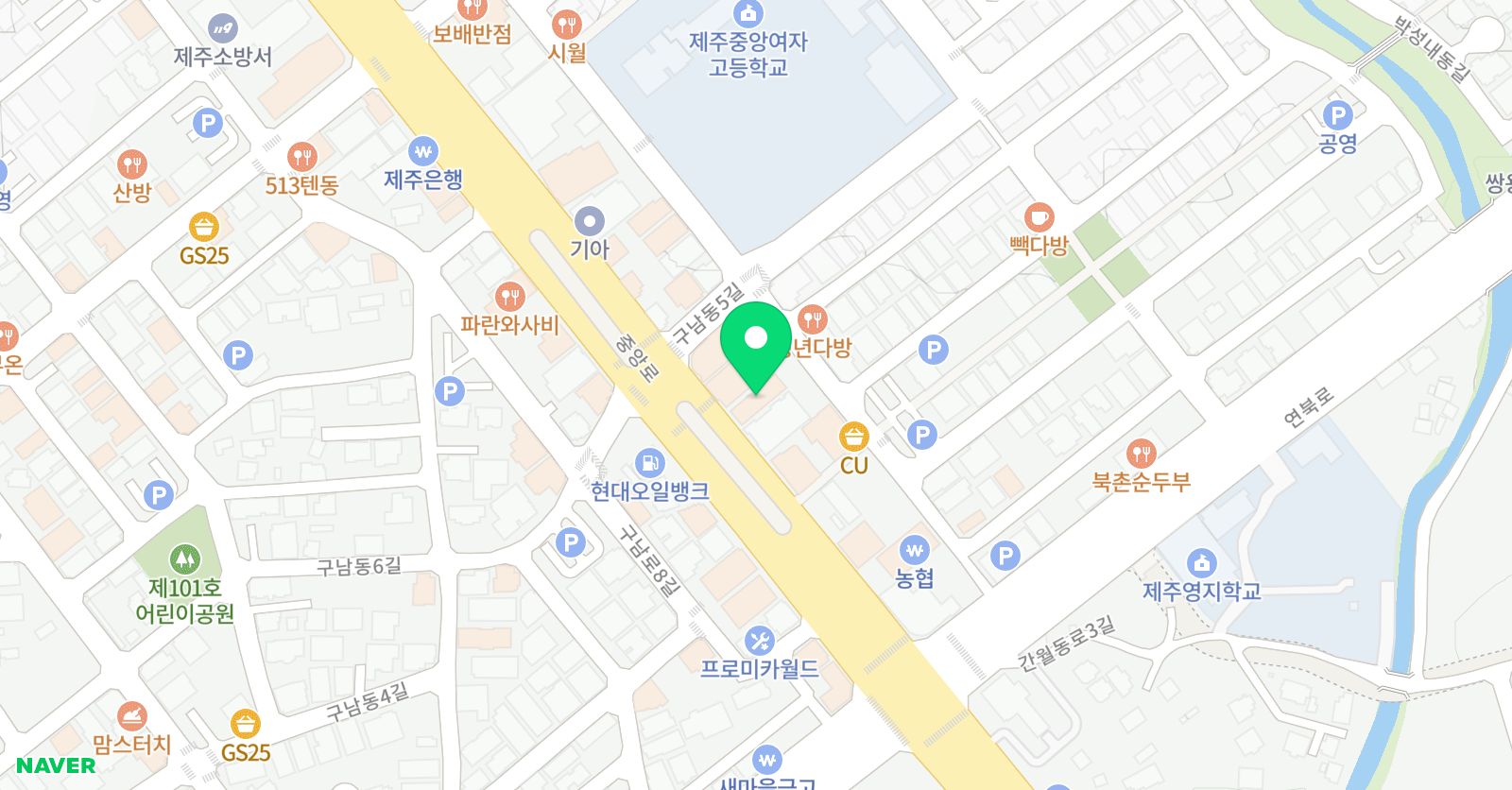 운산 미술학원 위치