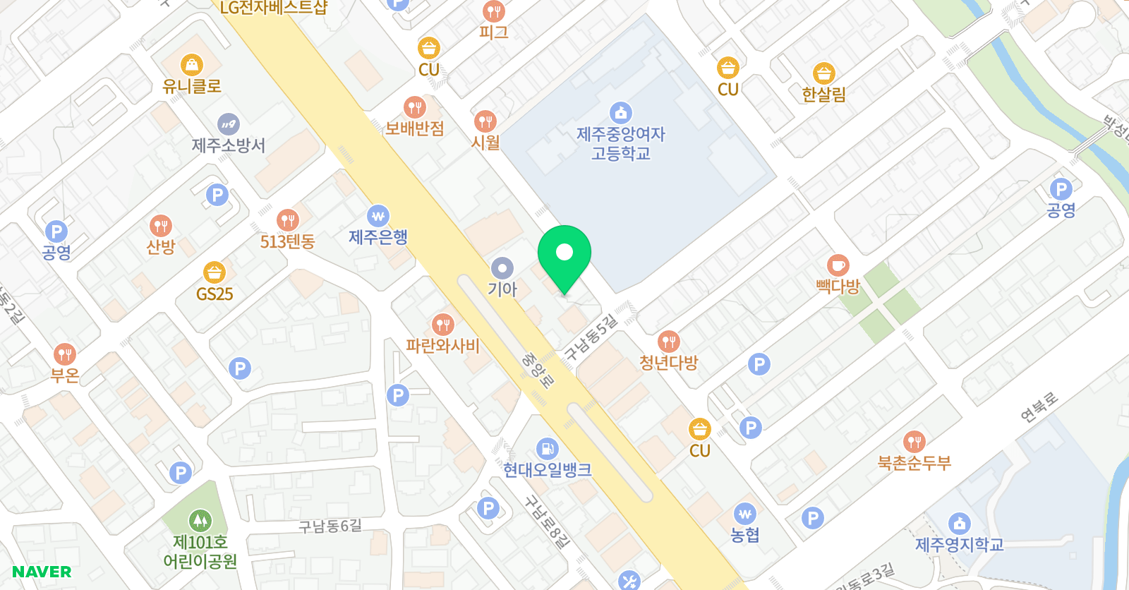 피움 수학학원 위치