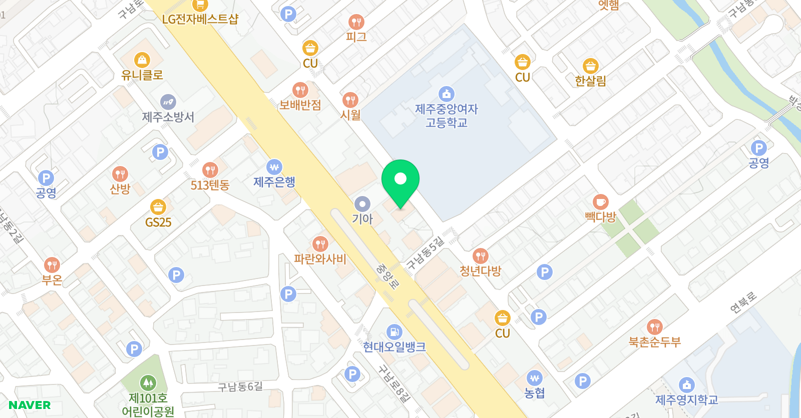 비욘드잉글리쉬 이도 캠퍼스학원 위치