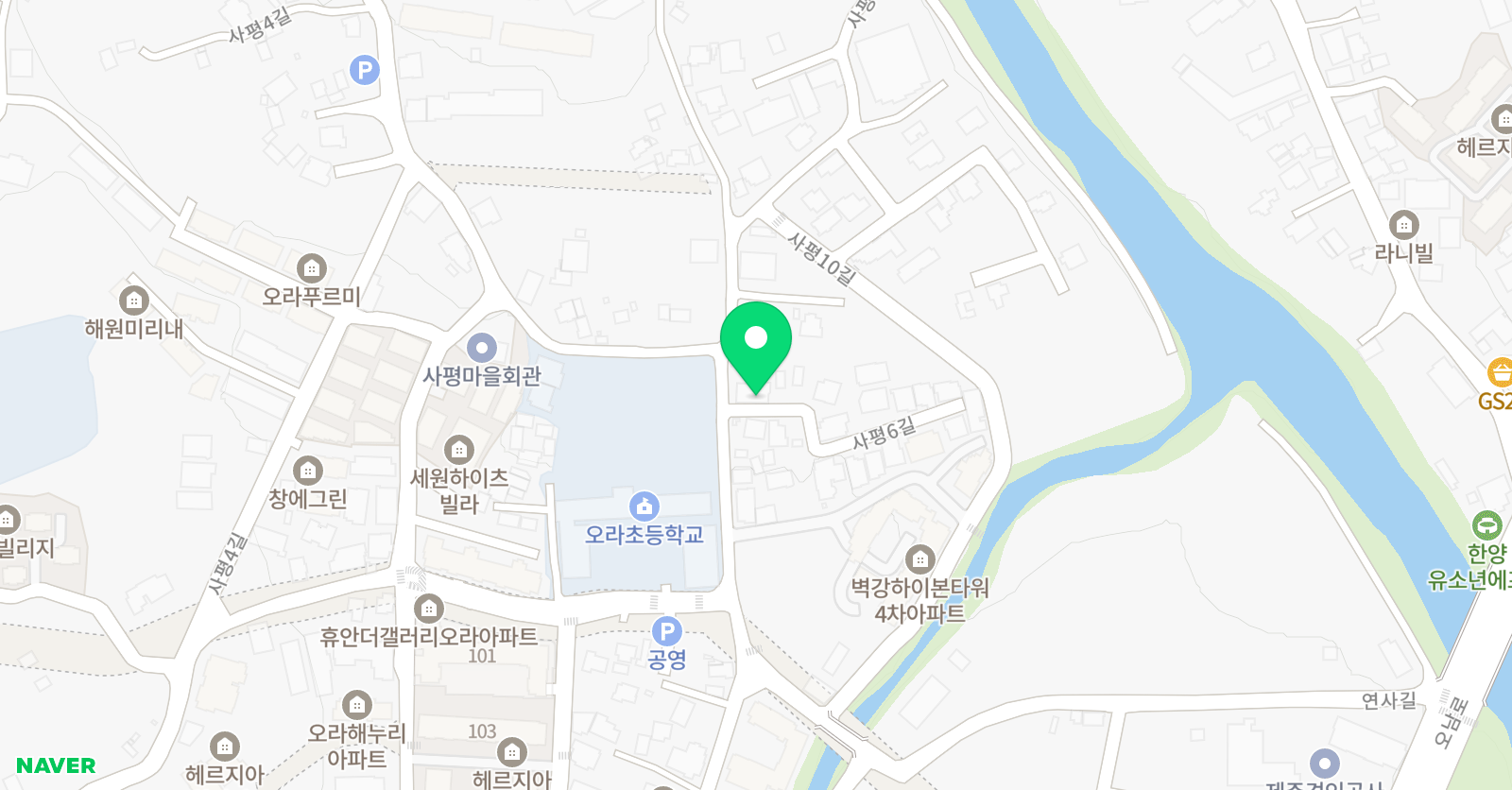 푸르넷 안민철공부방 위치