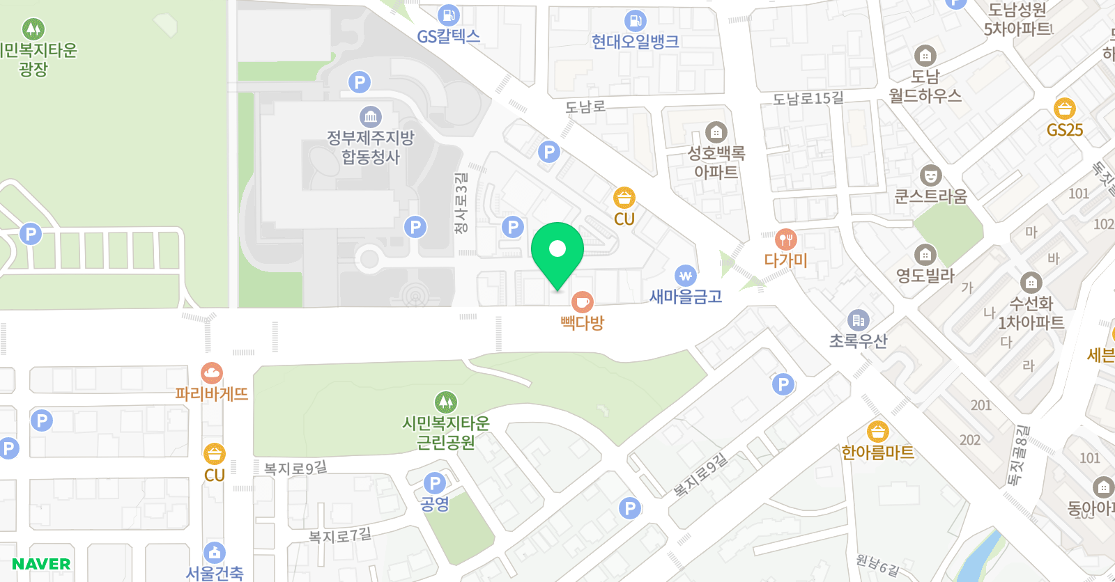 골든 잉글리쉬 컴퍼스 위치