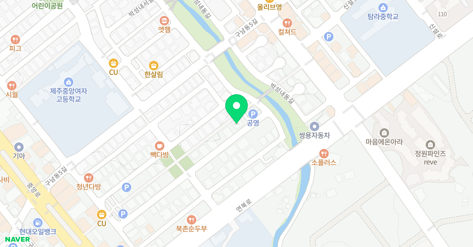 천지인 용인대 태권도 위치