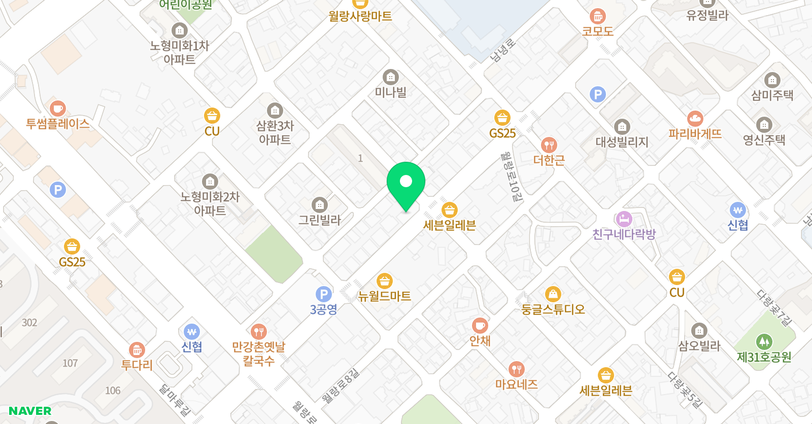 소리정원 음악학원 위치