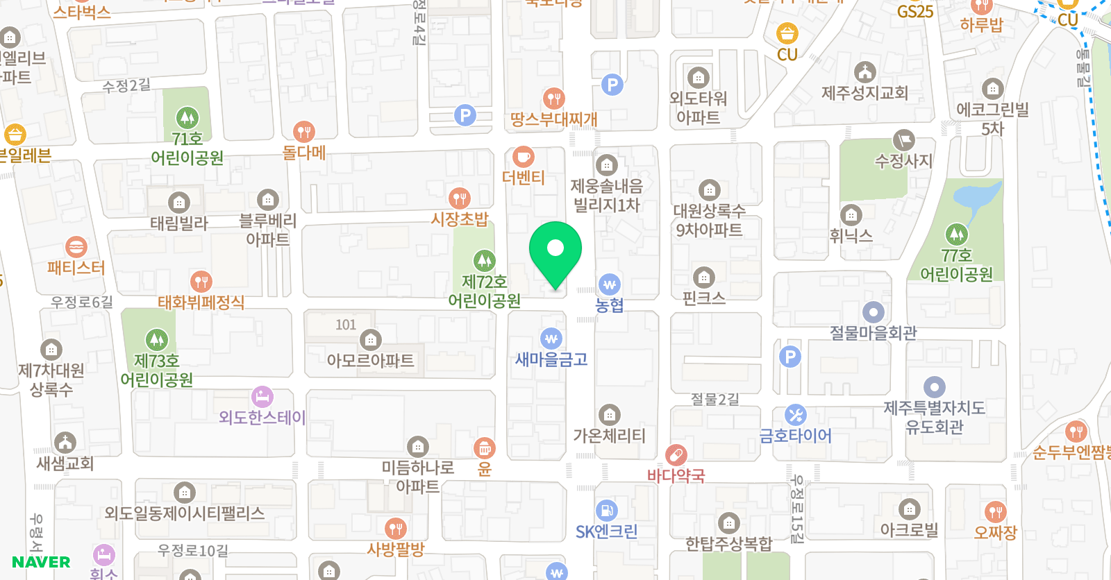 소마 사고력수학 제주외도진정성 학원 위치