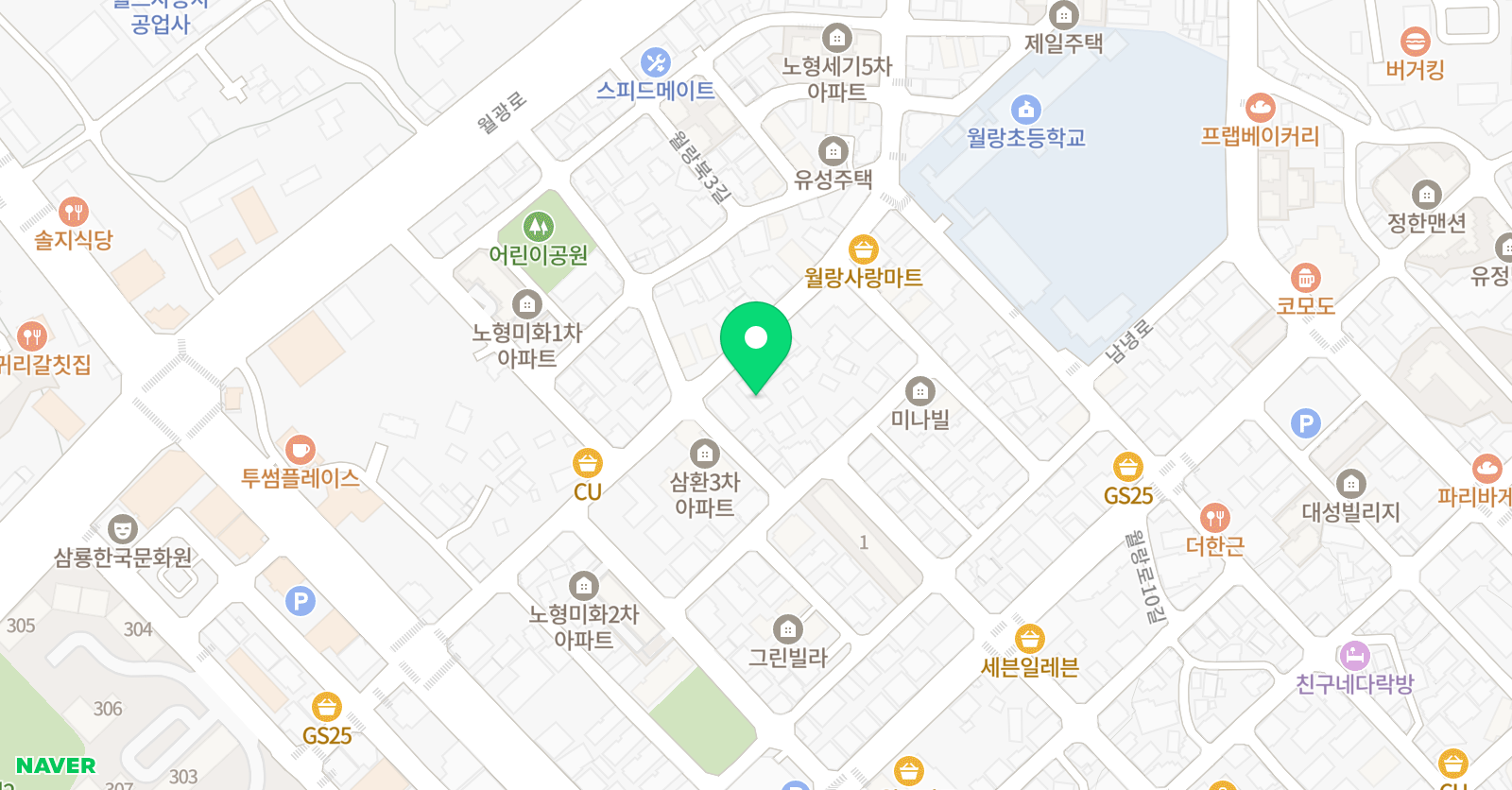 월랑기 탄 사고력 교실 위치