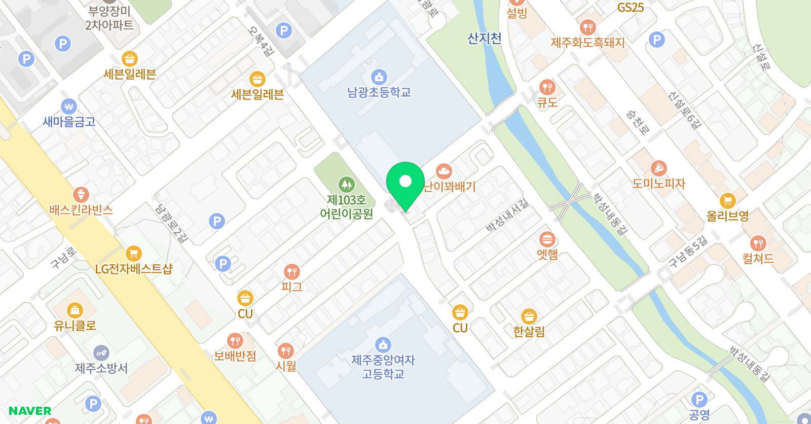 삼성영어셀레나 남광프라임 교습소 위치