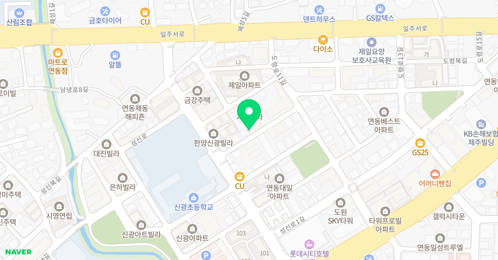 기탄사고력 교실 신광초점 위치