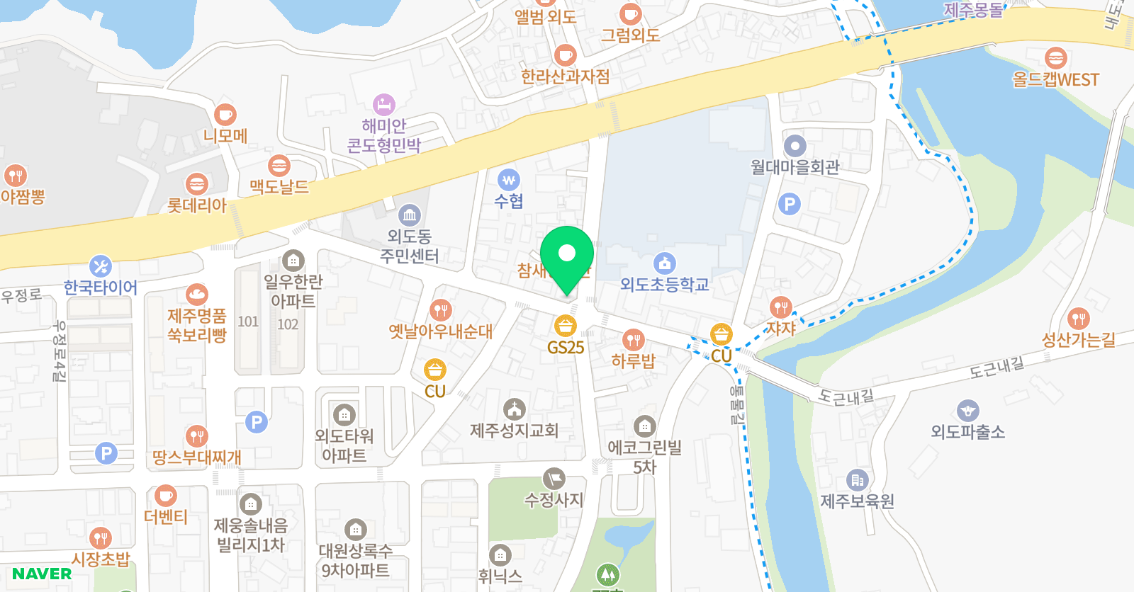 손영숙글샘 전문학원 위치