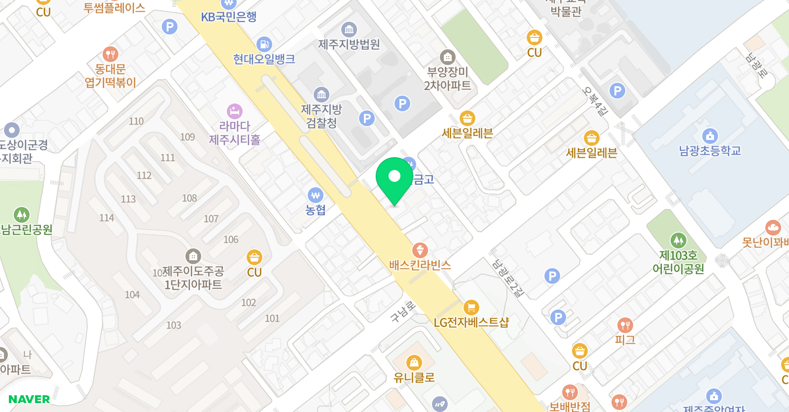 키 영어학원 위치