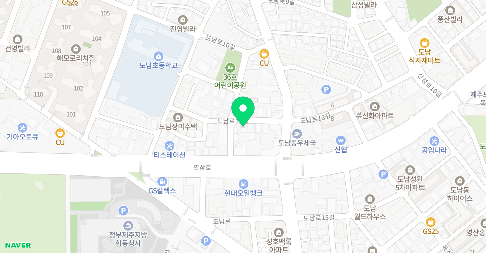 샵블레스유 음악학원 위치