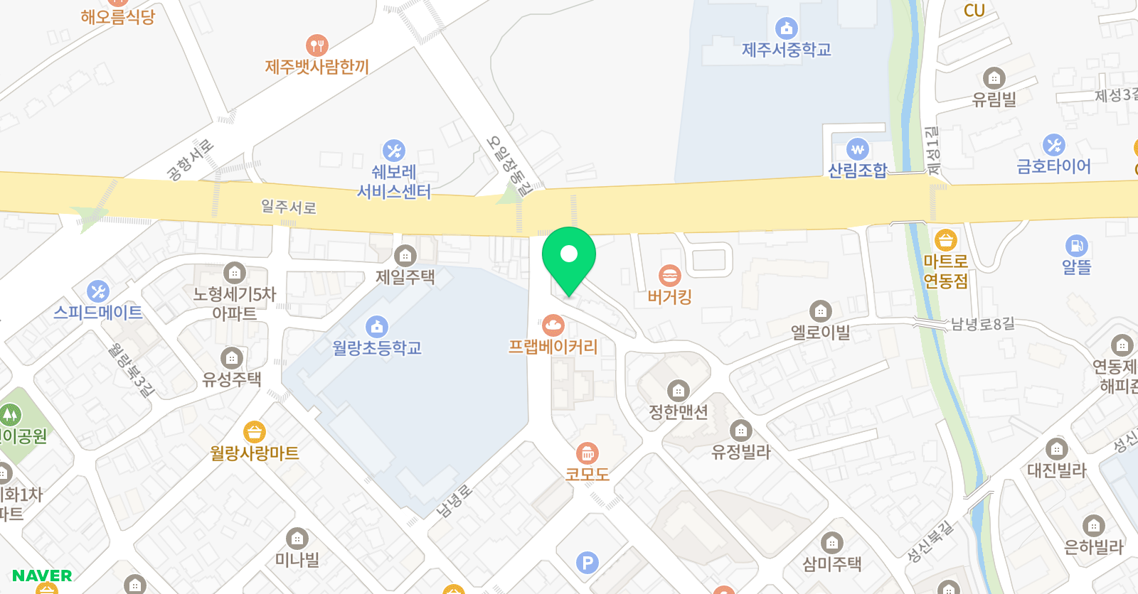 스마트해법영어 월랑초점 위치