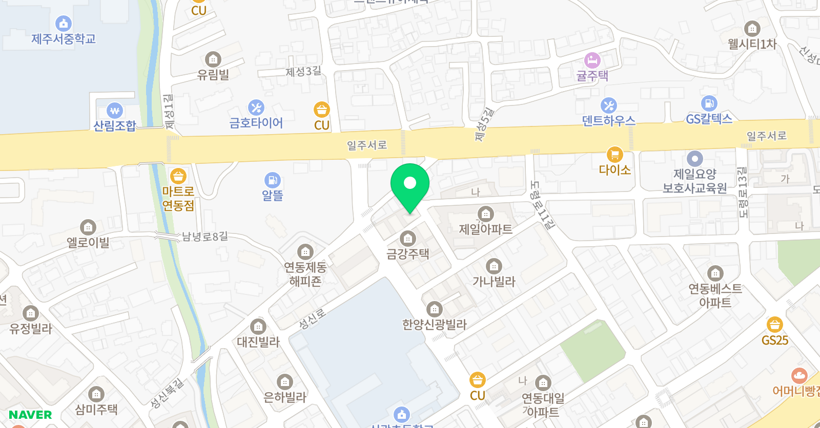 푸르넷 공부방 김복희점 위치