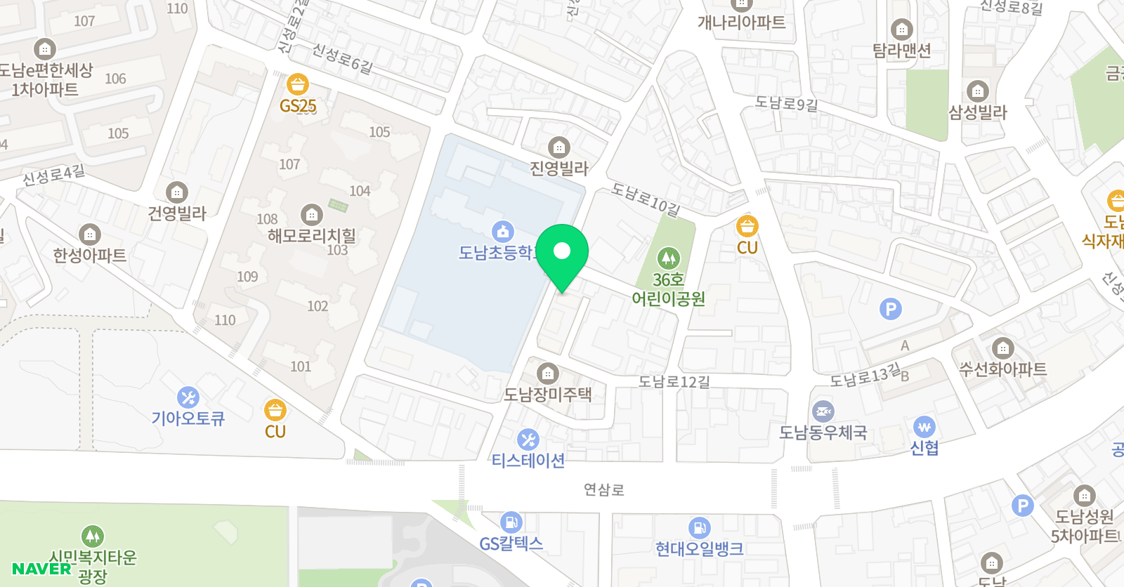 푸르넷아카데미 남광로점 위치