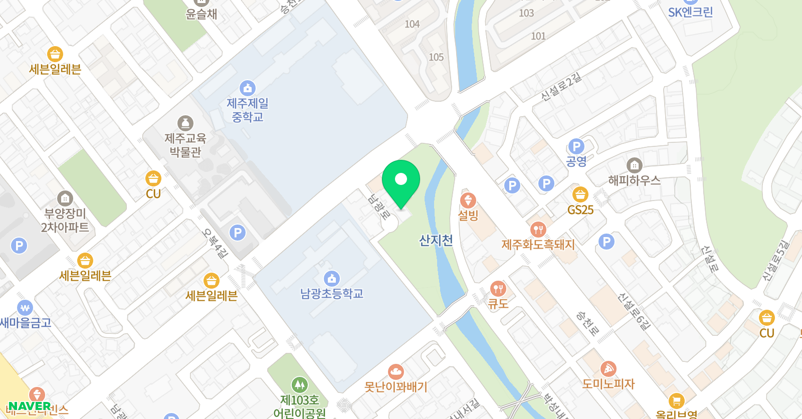 놀작마이아트 놀작민's앳홈 위치