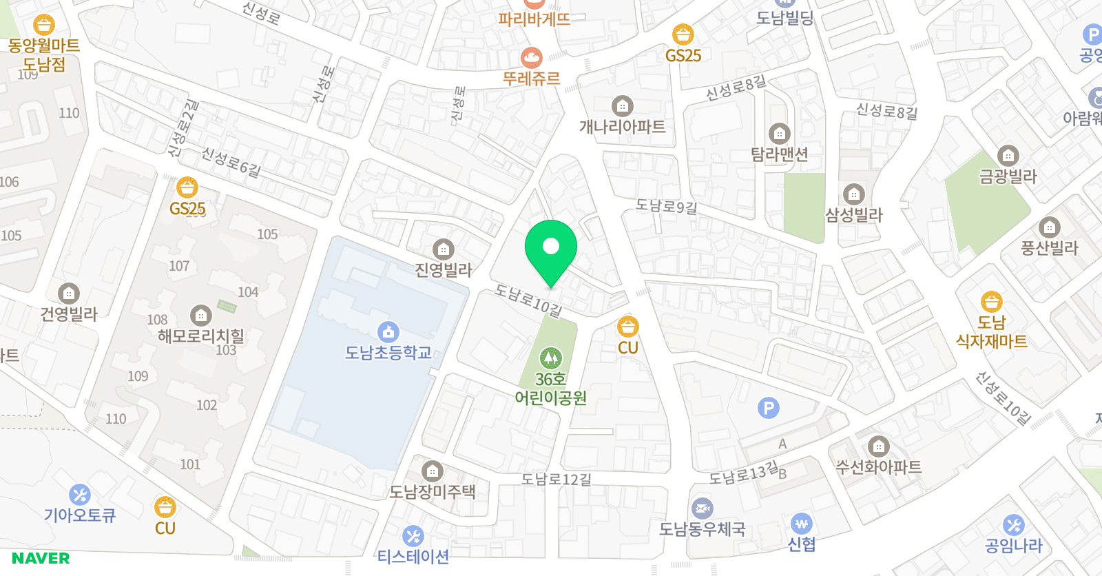 녹턴 피아노교습소 위치