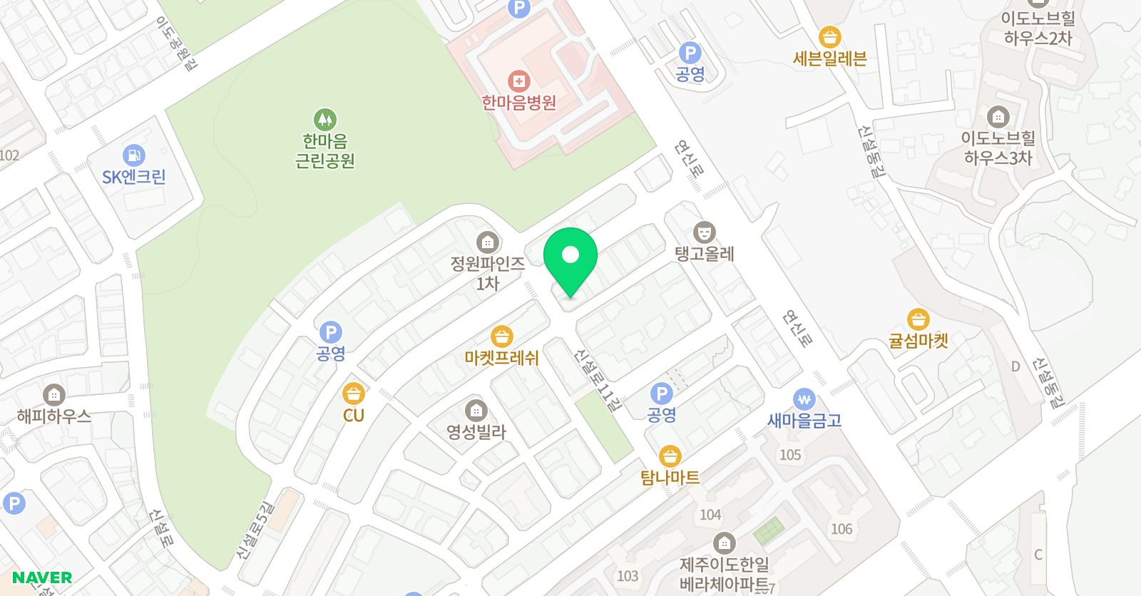 벨라영어교습소 위치