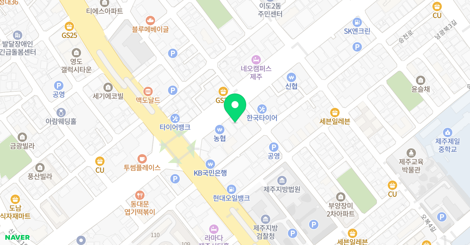 길디자인미술학원 위치
