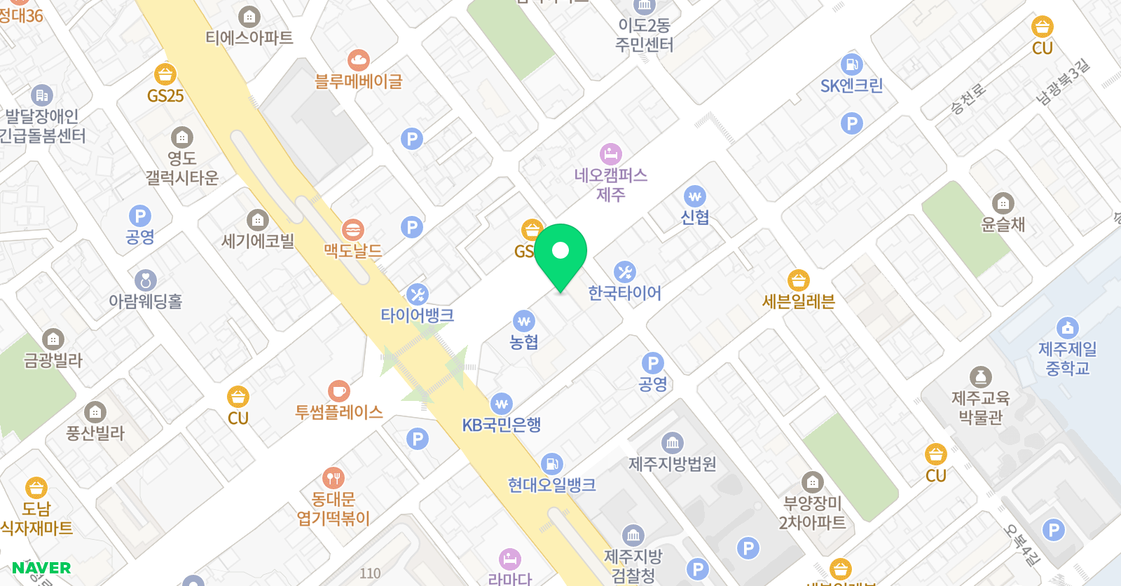 수학의힘 학원 위치