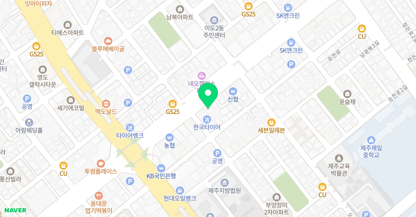 알파테크닉 수학학원 위치