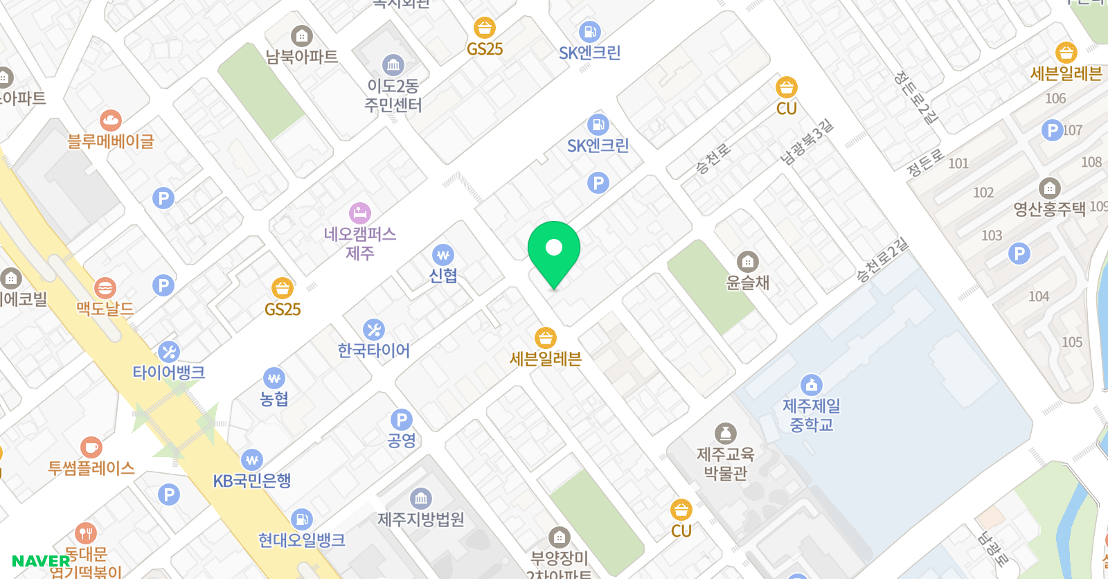 한우리 독서토론논술 위치